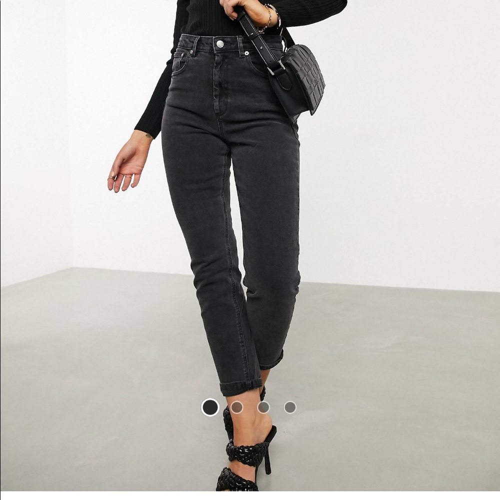 ASOS slim fit mom jeans.